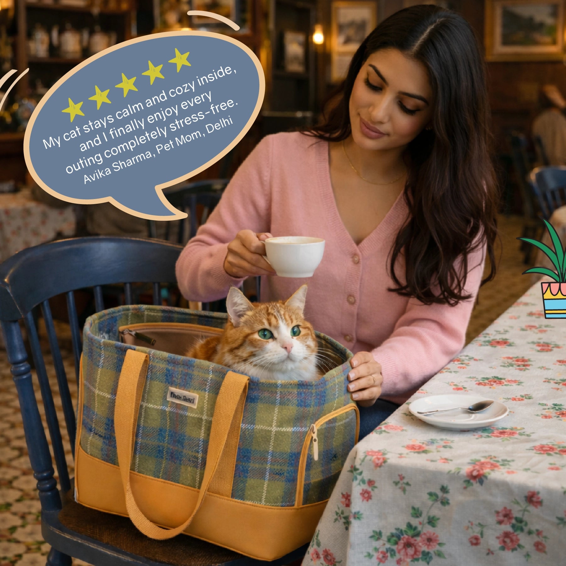 Aanchal | Comfort That Moves With You for Puppies & Cats (Up to 7 kg)
