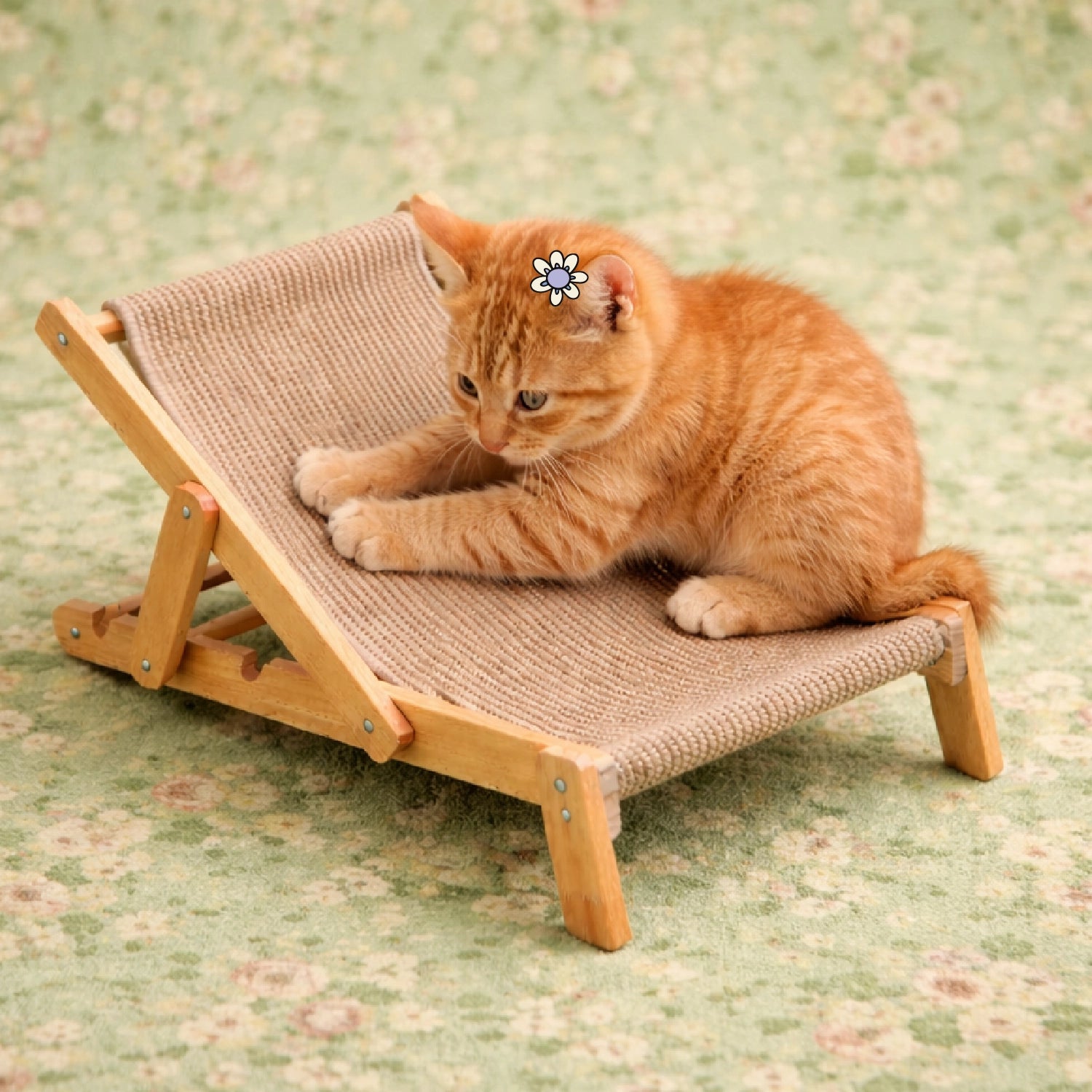 Scratch Baithak – Cat Scratcher & Relax Bed for Play & Comfort